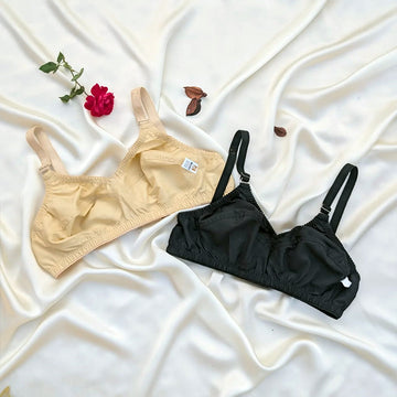 Women Cotton Bra - White
