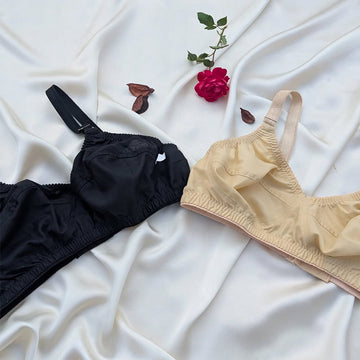 Women Cotton Bra - Skin