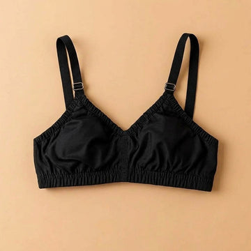 Women Cotton Bra - Black